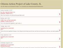 Tablet Screenshot of citizensactionproject.org